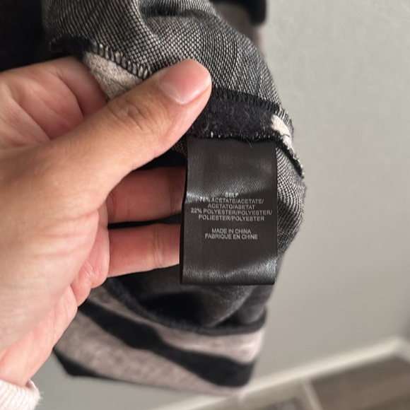 Tibi New York Sweater Dress striped long-sleeve size 4 - Picture 5 of 8